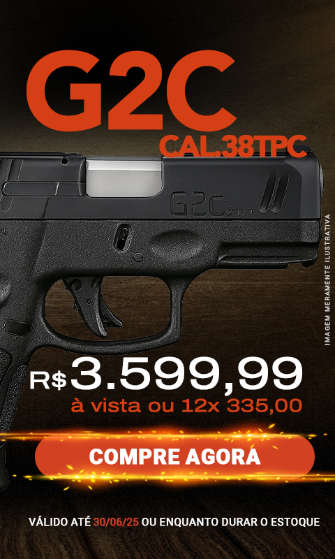 G2C .38 TPC por 12 vezes de R$335,00
