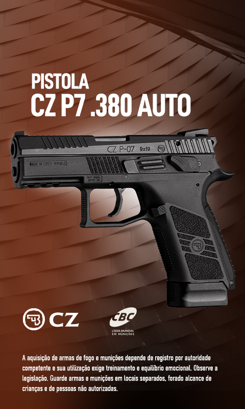 Pistola CZ P7 .380 AUTO