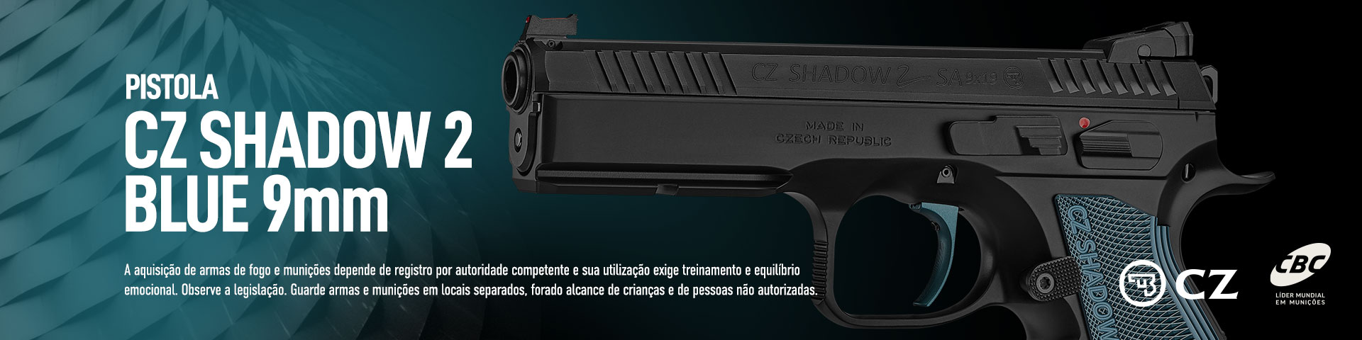 Pistola CZ Shadow 2 Blue 9mm